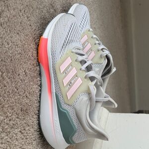 Adidas Women's Athletic Shoes in Gray and Pink